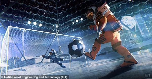 عجیب ترین مسابقه فوتبال تاریخ در فضا!، عکس