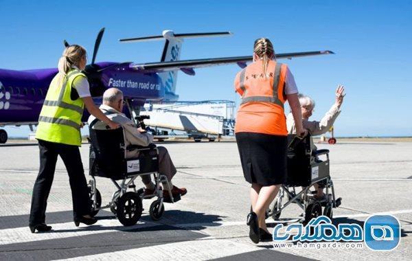 سفر هوایی داخلی معلولان با خدمات cip فرودگاهی